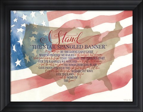Framed I Stand Print