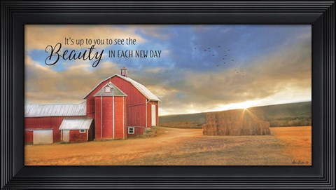 Framed Beauty in Each New Day Print