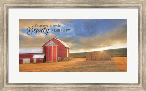 Framed Beauty in Each New Day Print