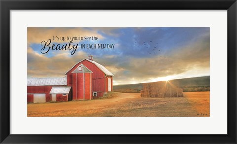 Framed Beauty in Each New Day Print