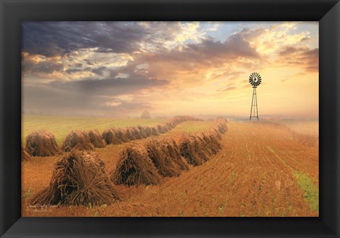 Framed Amish Country Sunrise Print