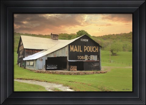 Framed Mail Pouch Barn Print