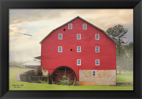 Framed Willow Grove Mill Print