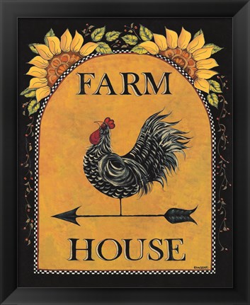 Framed Sunny Farmhouse Print