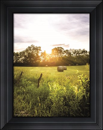 Framed Daybreak in the Country I Print