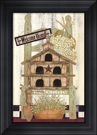 Framed Garden Chair Print