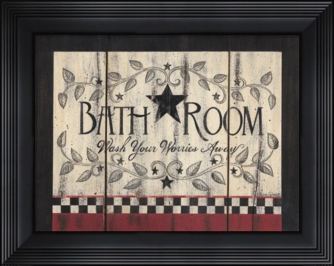 Framed Bathroom Print