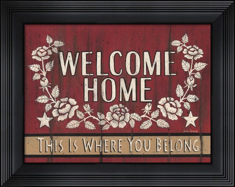 Framed Welcome Home Print