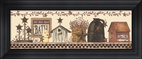Framed Bath Still Life Print