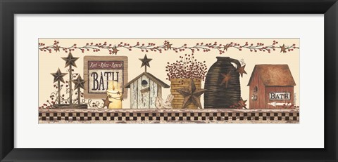 Framed Bath Still Life Print