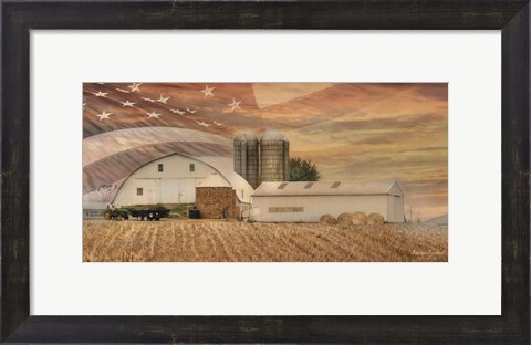 Framed American Farmland Print