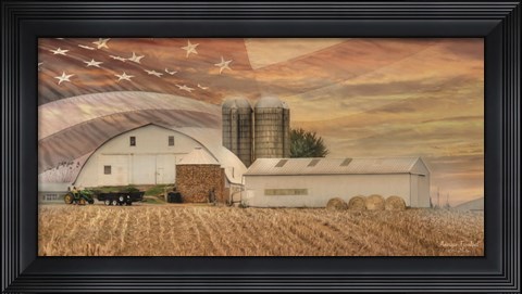 Framed American Farmland Print