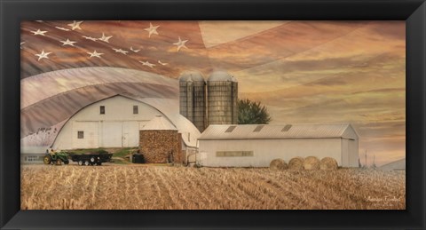 Framed American Farmland Print