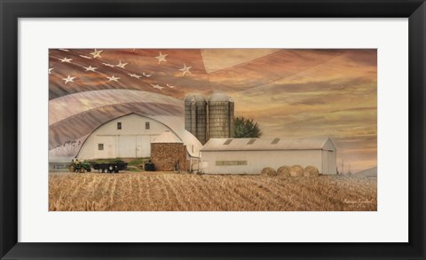 Framed American Farmland Print