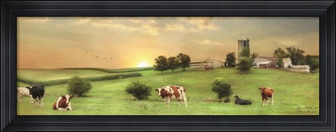 Framed Blessed Morning Print
