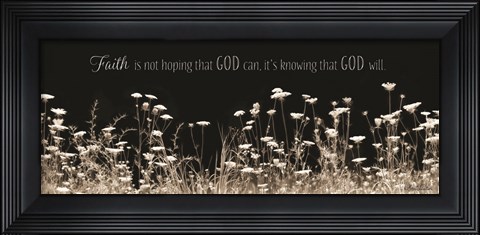 Framed Faith Is? Print