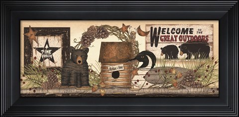 Framed Great Outdoors Still Life Print