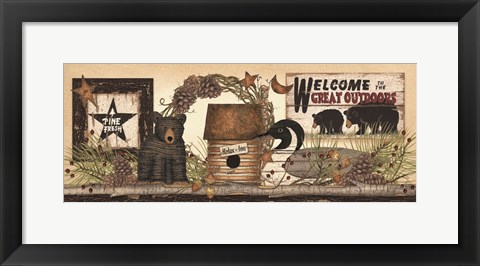 Framed Great Outdoors Still Life Print