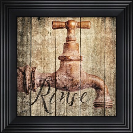 Framed Rinse Print