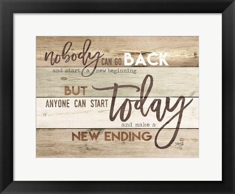 Framed New Ending Print