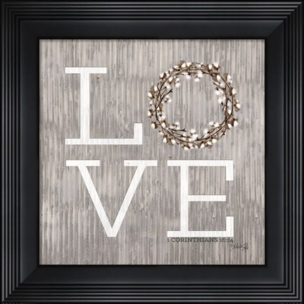 Framed Love Print