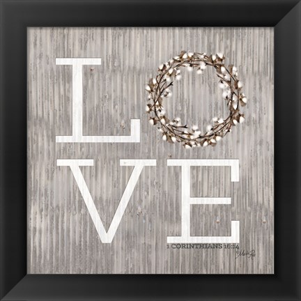 Framed Love Print