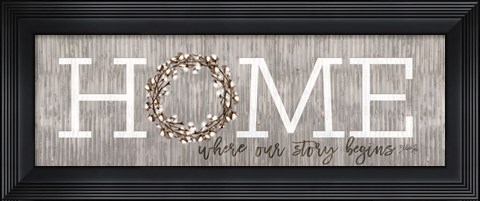 Framed Home Print