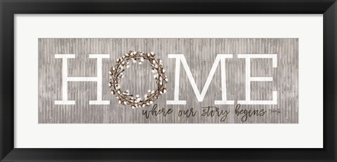 Framed Home Print