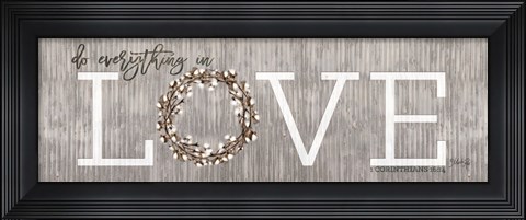Framed Love Print