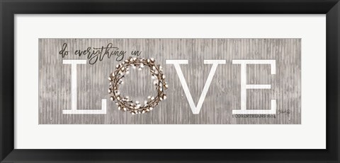 Framed Love Print