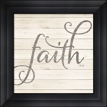 Framed Simple Words - Faith Print