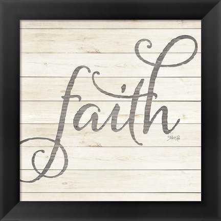 Framed Simple Words - Faith Print