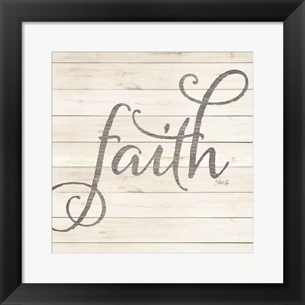 Framed Simple Words - Faith Print