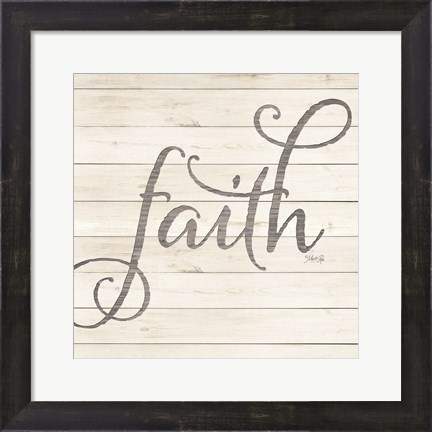 Framed Simple Words - Faith Print