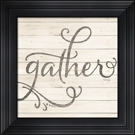 Framed Simple Words - Gather Print