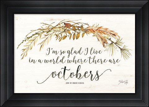 Framed Octobers Print