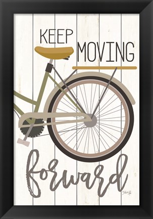 Framed Keep Moving Forward Print