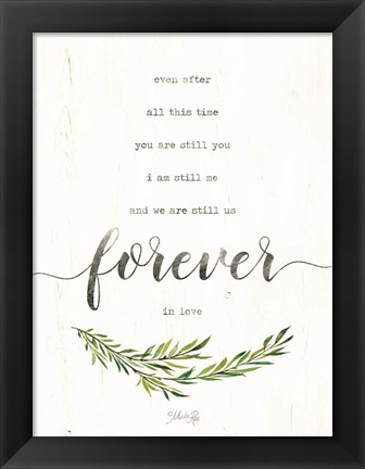 Framed Forever in Love Print