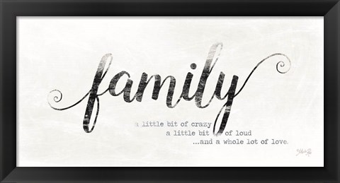 Framed Family Print