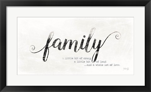 Framed Family Print