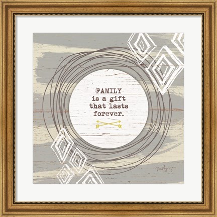 Framed Family is a Gift Print