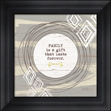 Framed Family is a Gift Print