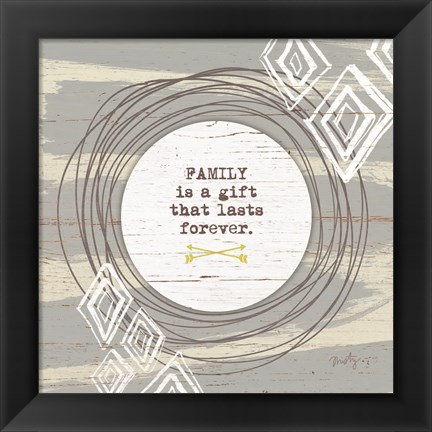 Framed Family is a Gift Print