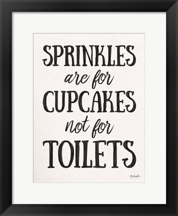 Framed Sprinkles Print