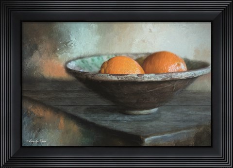 Framed Orange Still Life Print