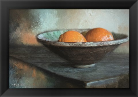 Framed Orange Still Life Print