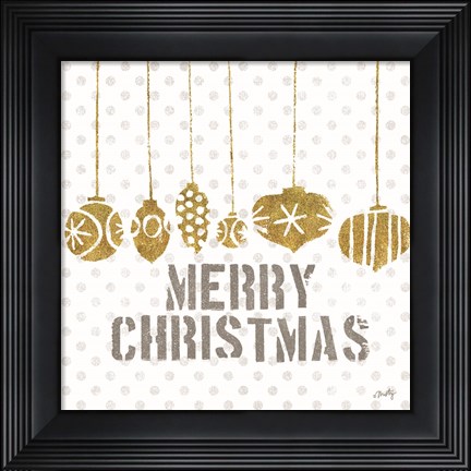 Framed Merry Christmas Print