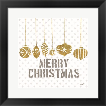 Framed Merry Christmas Print