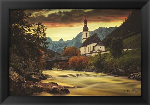 Framed Church Print