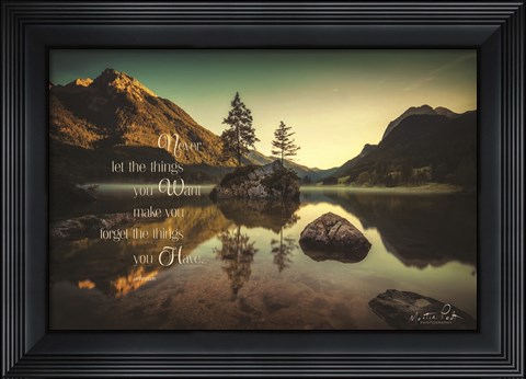 Framed Never Forget Print